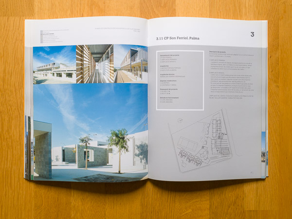 llibre 10 Anys de Construccions Educatives a les Illes Balears, pàgines interiors