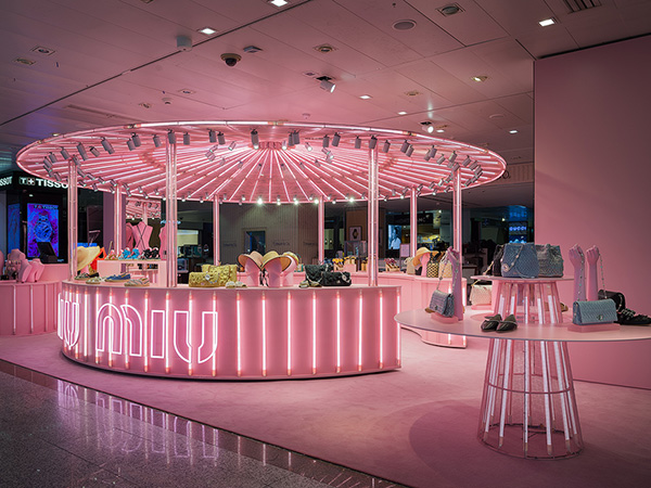 Miu Miu pop-up store, El Corte Inglés Castellana, Madrid