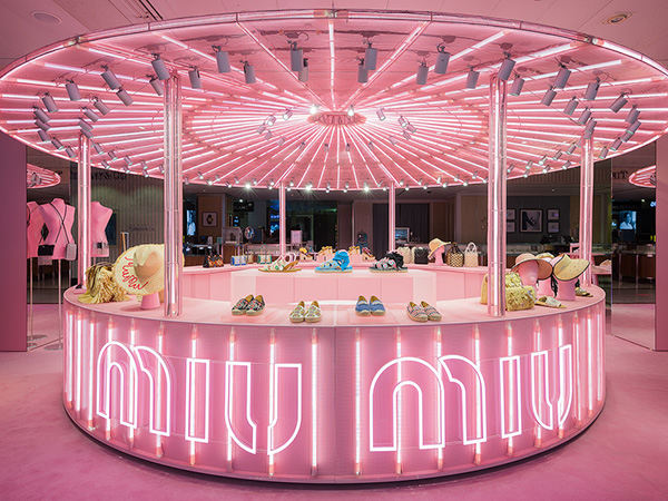 Miu Miu pop-up store, El Corte Inglés Castellana, Madrid