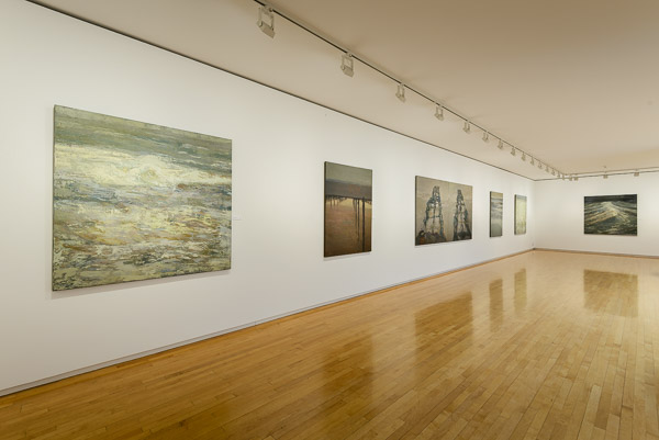 Fotografia de l'exposició El Mar de Guerrero Medina, a la Sala Parés de Barcelona