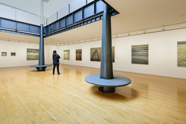 Fotografia de l'exposició El Mar de Guerrero Medina, a la Sala Parés de Barcelona