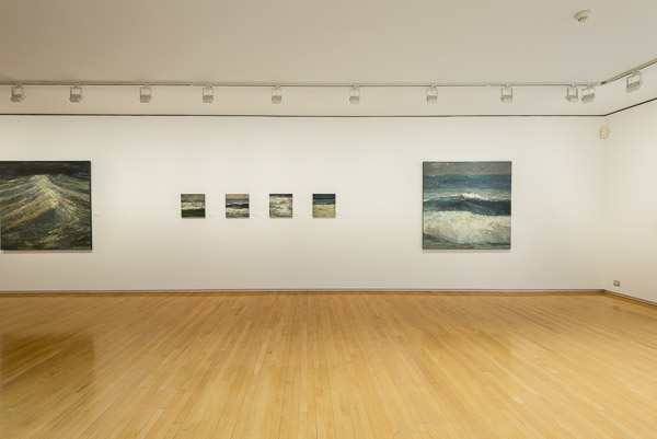 Fotografia de l'exposició El Mar de Guerrero Medina, a la Sala Parés de Barcelona