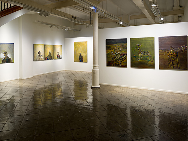 Fotografies de l'exposició 'El meu compromís' de Guerrero Medina a Espais Volart, Fundació Vila Casas. Barcelona. 2020