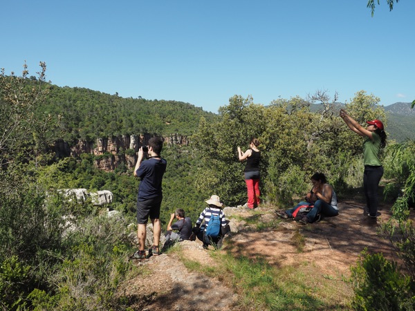 asistents al taller d'iniciació a la fotografia de paisatge